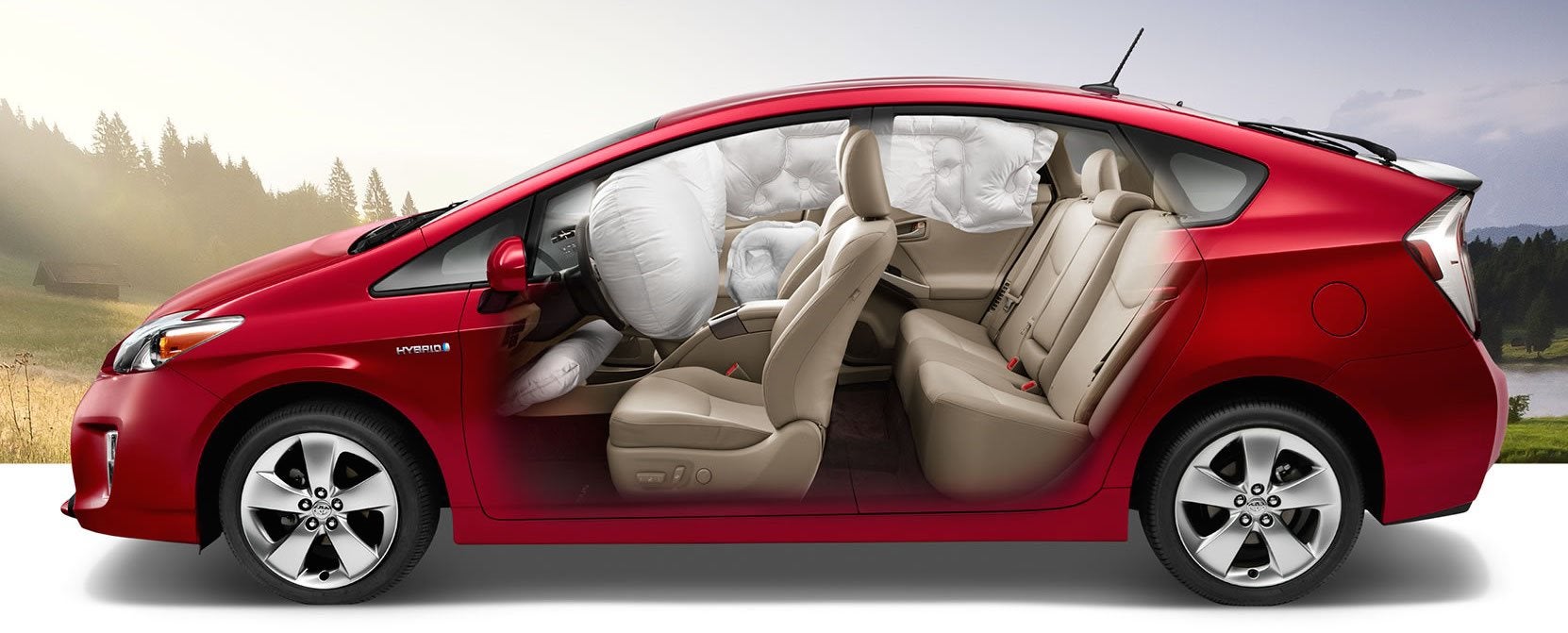 2016 Toyota Prius airbags