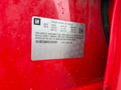 2016 Chevrolet Cruze LT