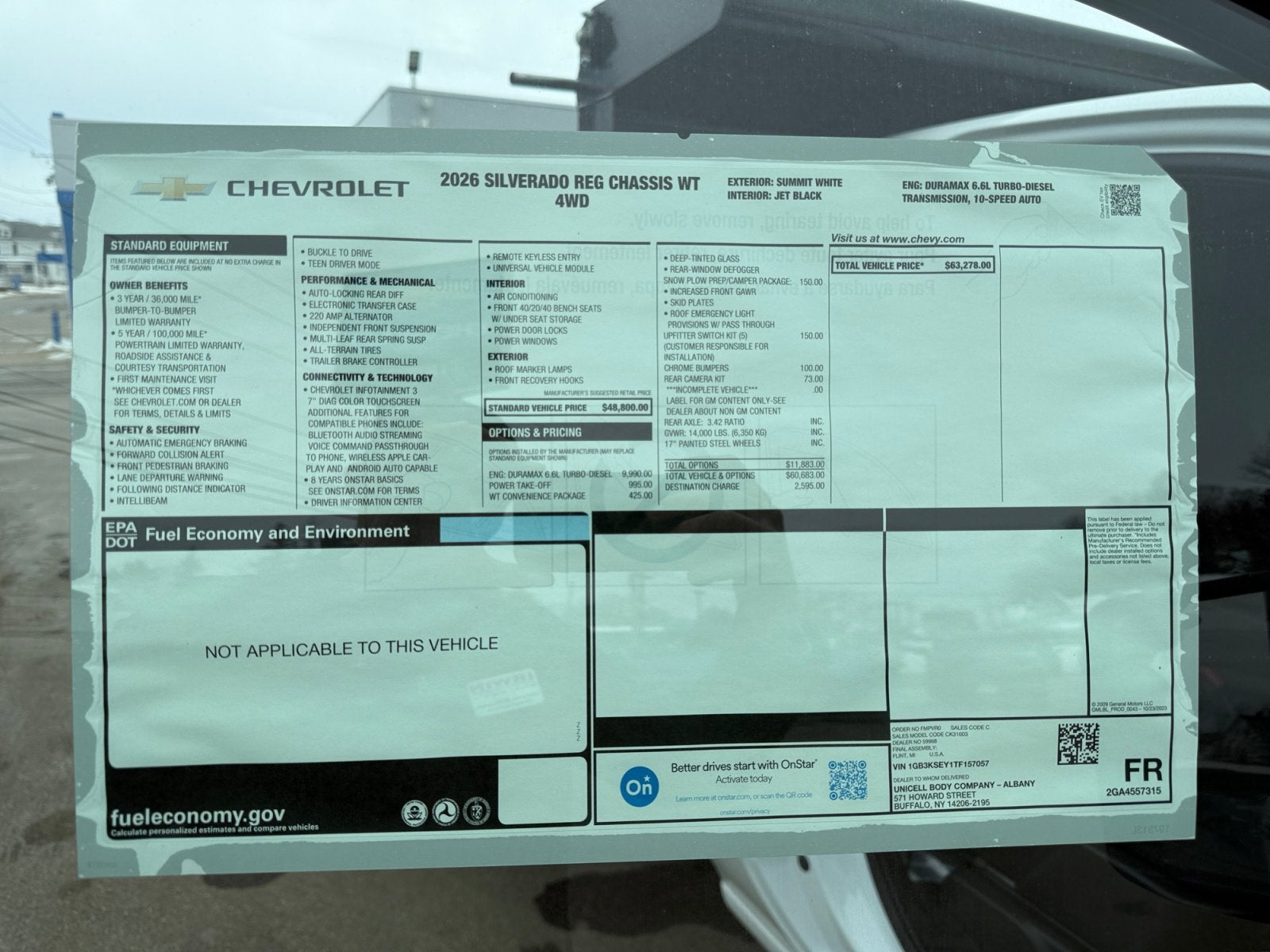 2026 Chevrolet Silverado 3500 HD Chassis Cab Work Truck