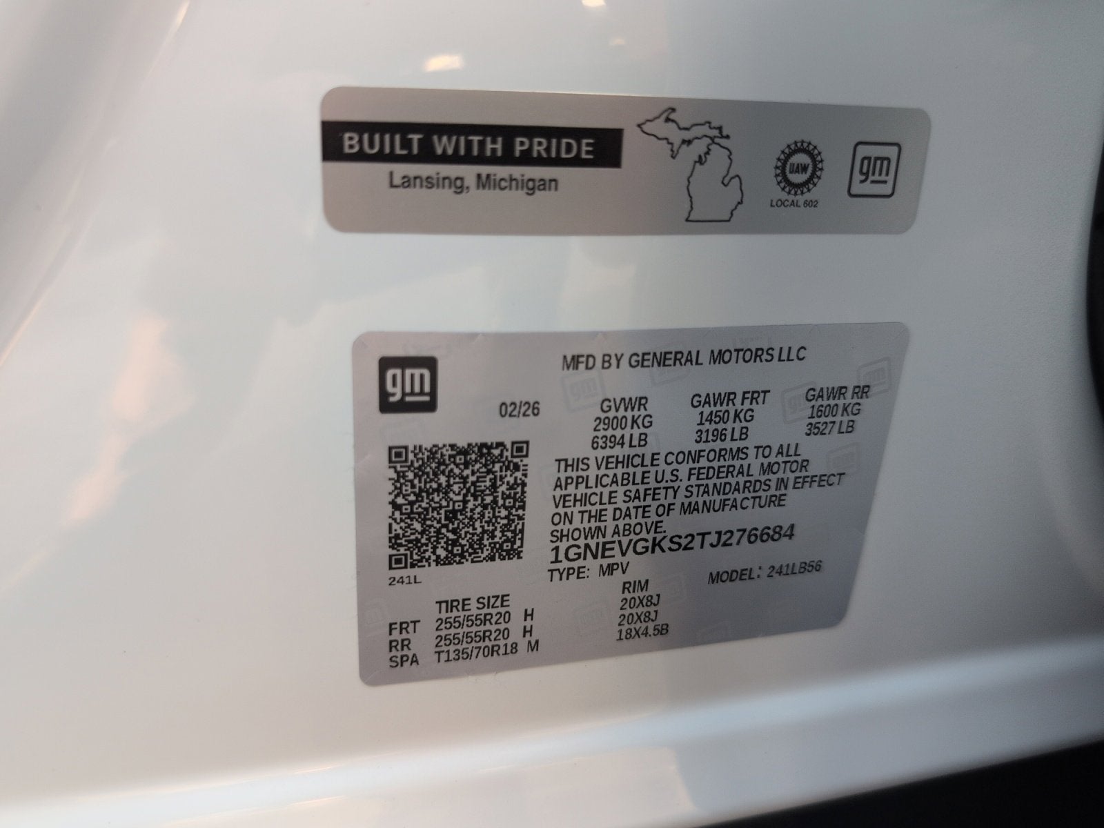 2026 Chevrolet Traverse LT