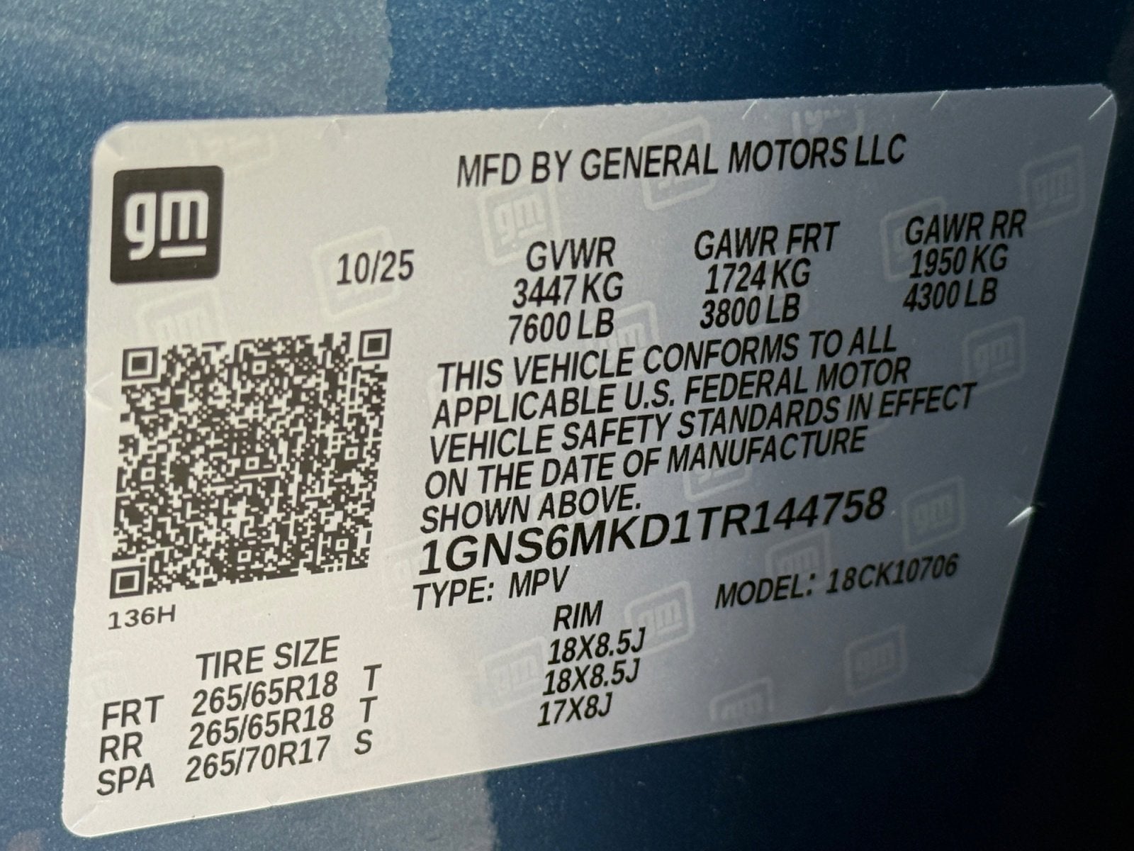 2026 Chevrolet Tahoe LS