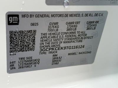 2026 Chevrolet Silverado 1500 Custom Trail Boss