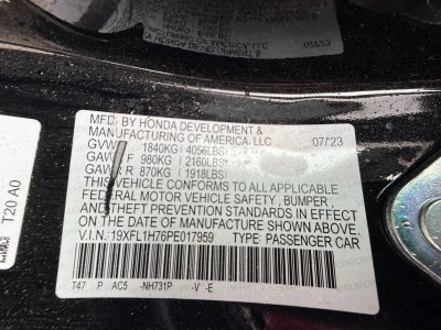 2023 Honda Civic EX-L