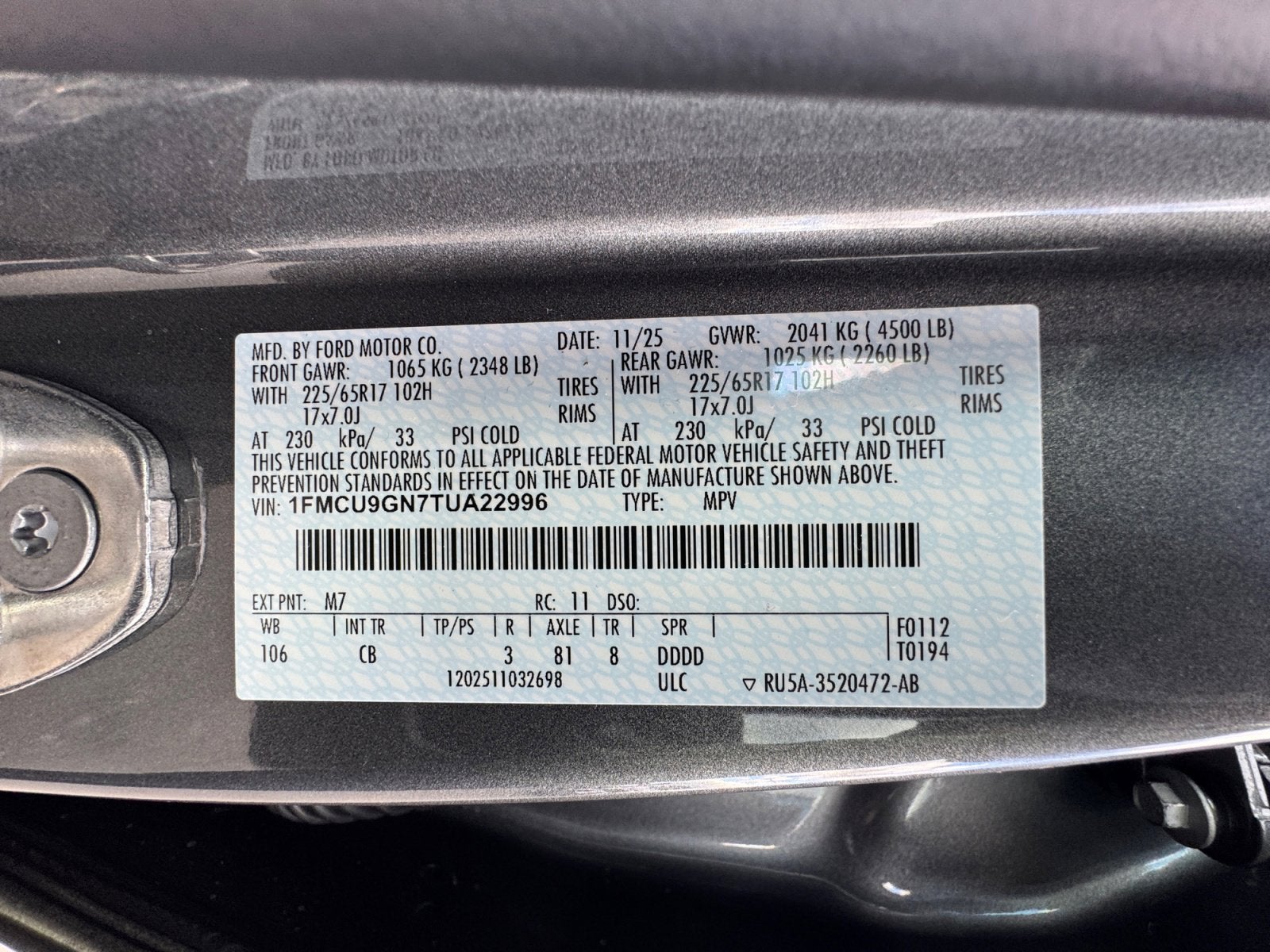 2026 Ford Escape Active