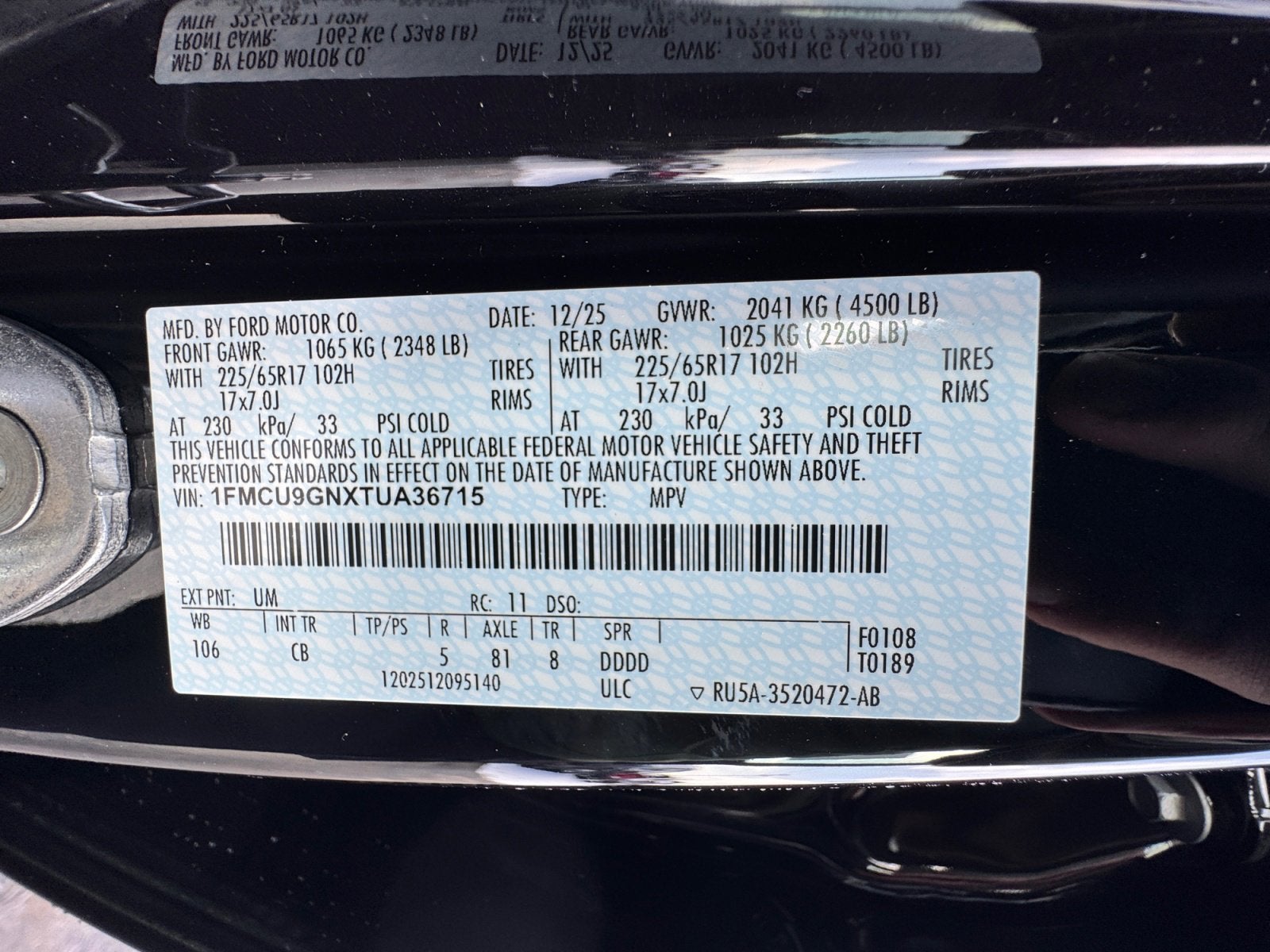 2026 Ford Escape Active