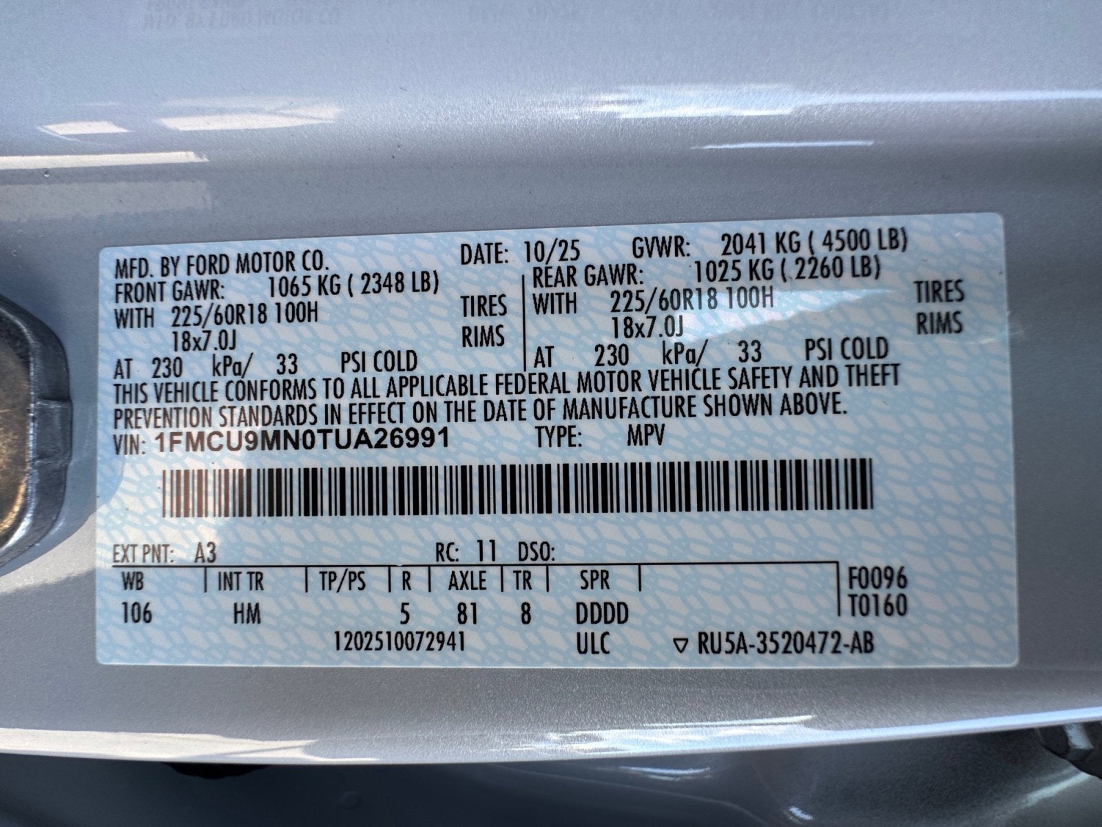 2026 Ford Escape ST-Line