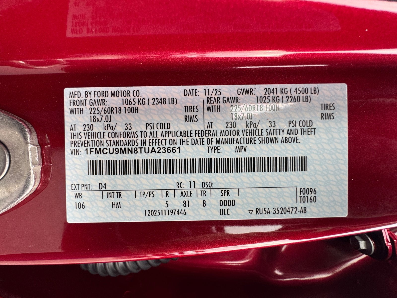 2026 Ford Escape ST-Line