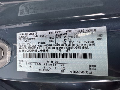 2025 Ford Escape ST-Line Select