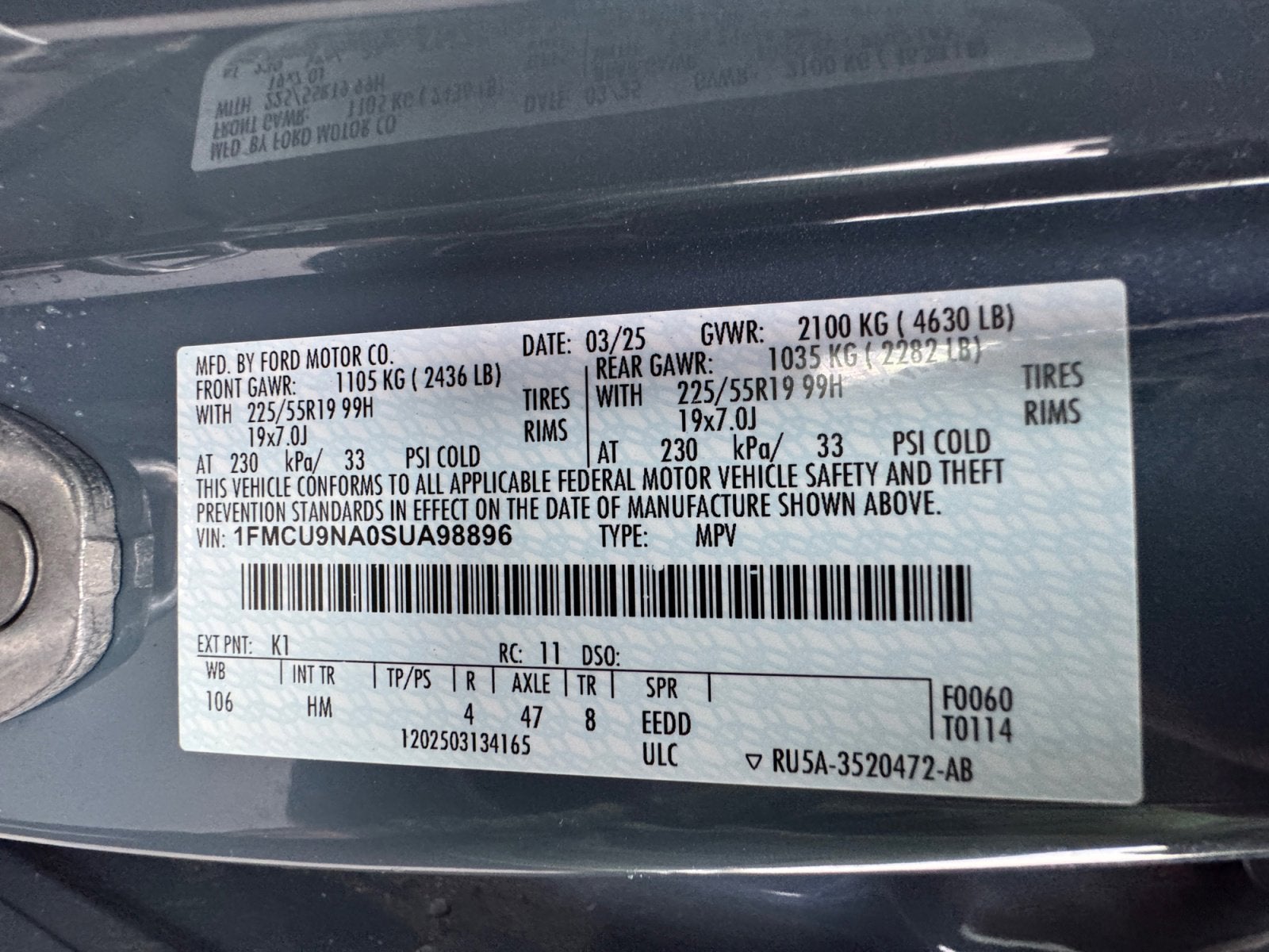 2025 Ford Escape ST-Line Select