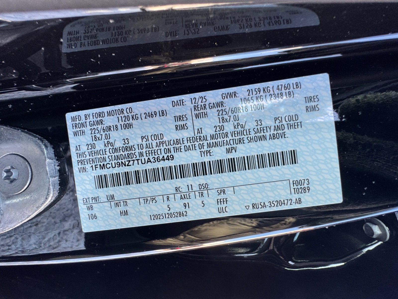 2026 Ford Escape ST-Line Select