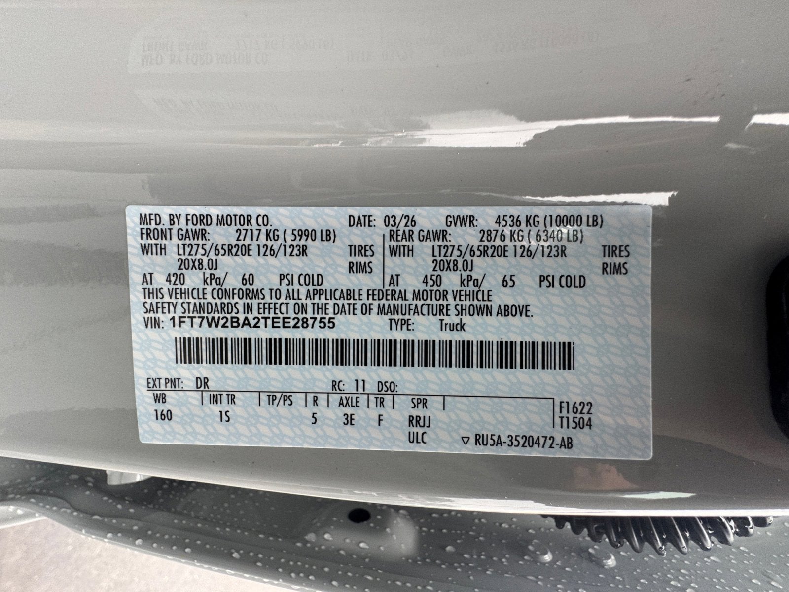 2026 Ford Super Duty F-250 SRW XL