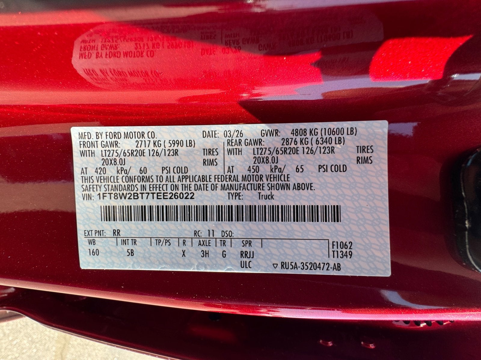 2026 Ford Super Duty F-250 SRW LARIAT