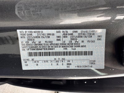 2026 Ford Super Duty F-350 SRW LARIAT