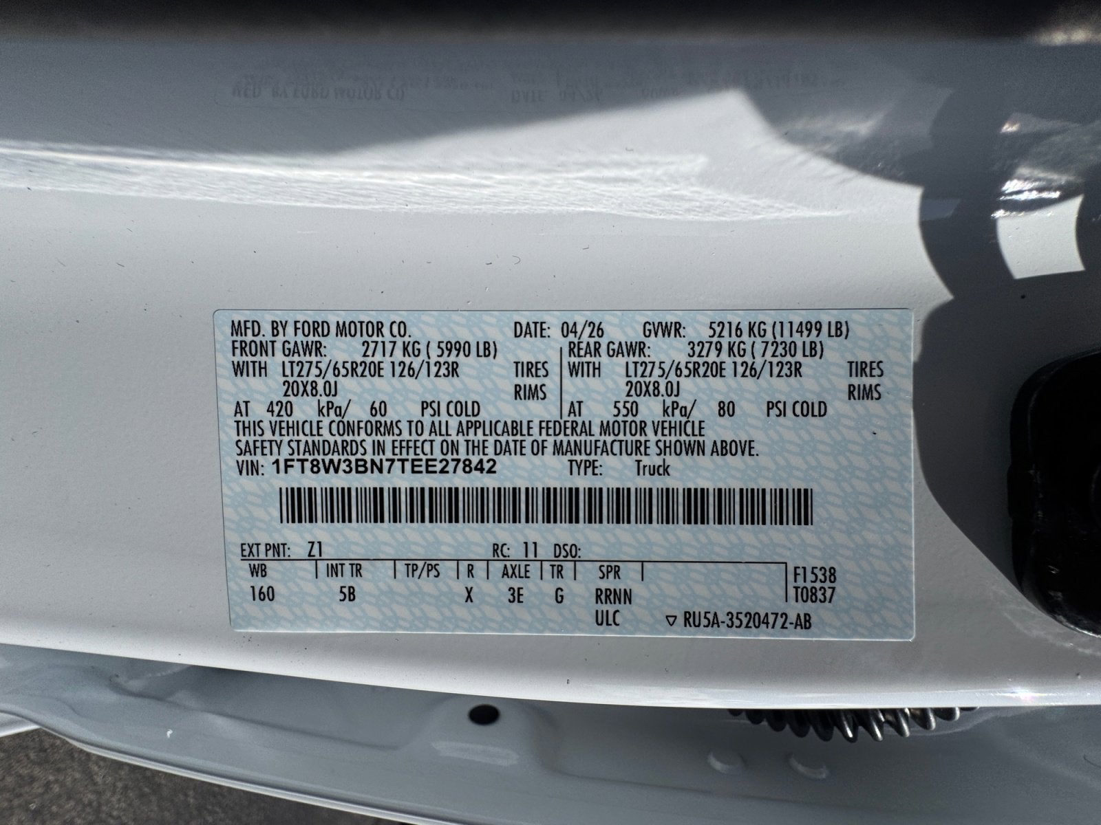 2026 Ford Super Duty F-350 SRW LARIAT