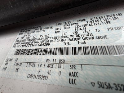 2023 Ford Transit Cargo Van Base