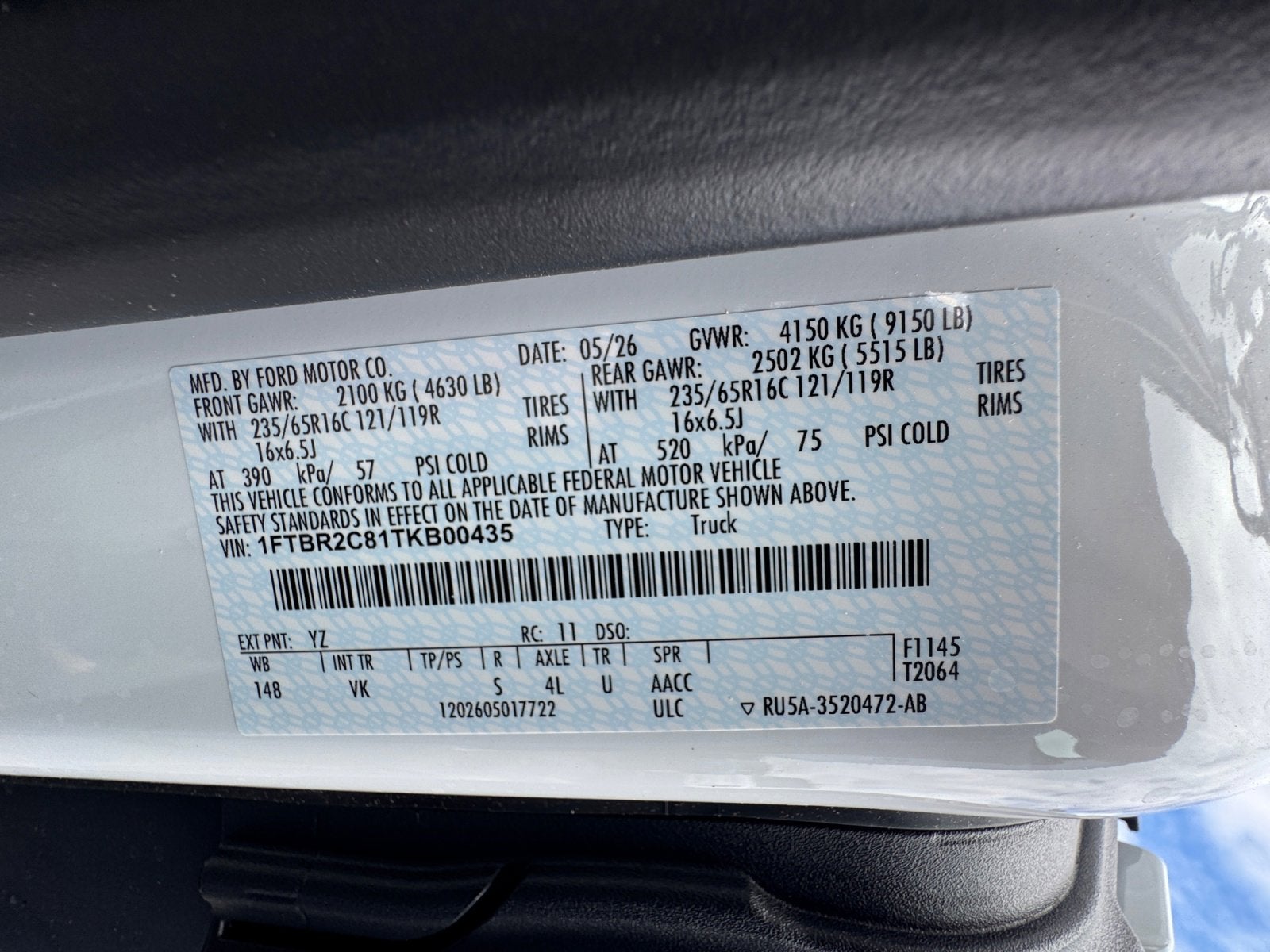 2026 Ford Transit Cargo Van Cargo Van
