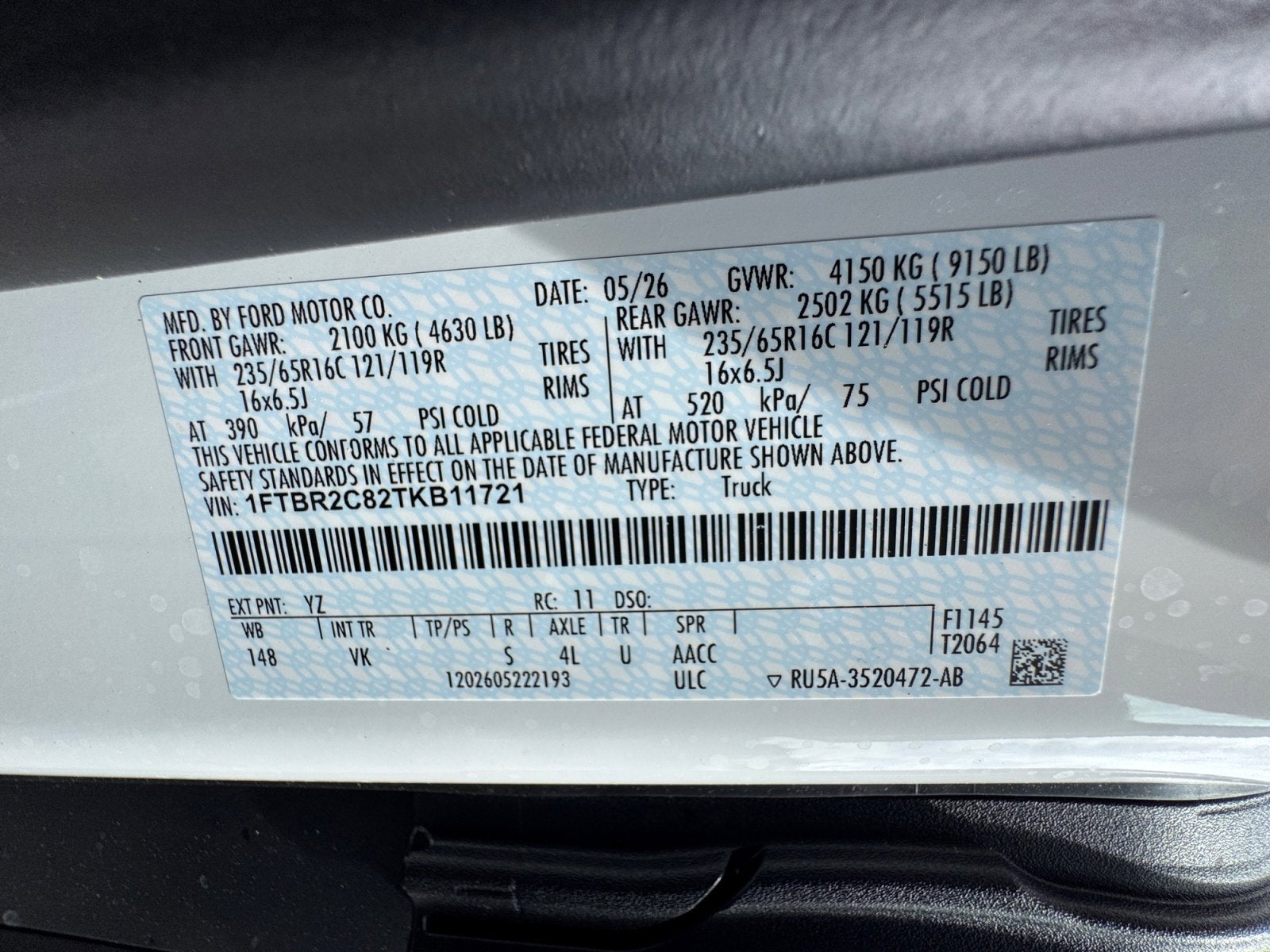 2026 Ford Transit Cargo Van Cargo Van