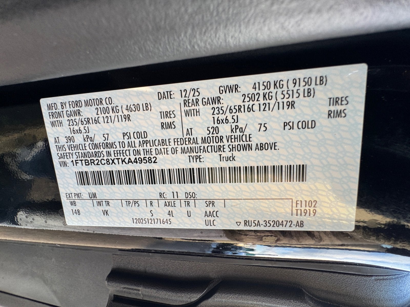 2026 Ford Transit Cargo Van Cargo Van