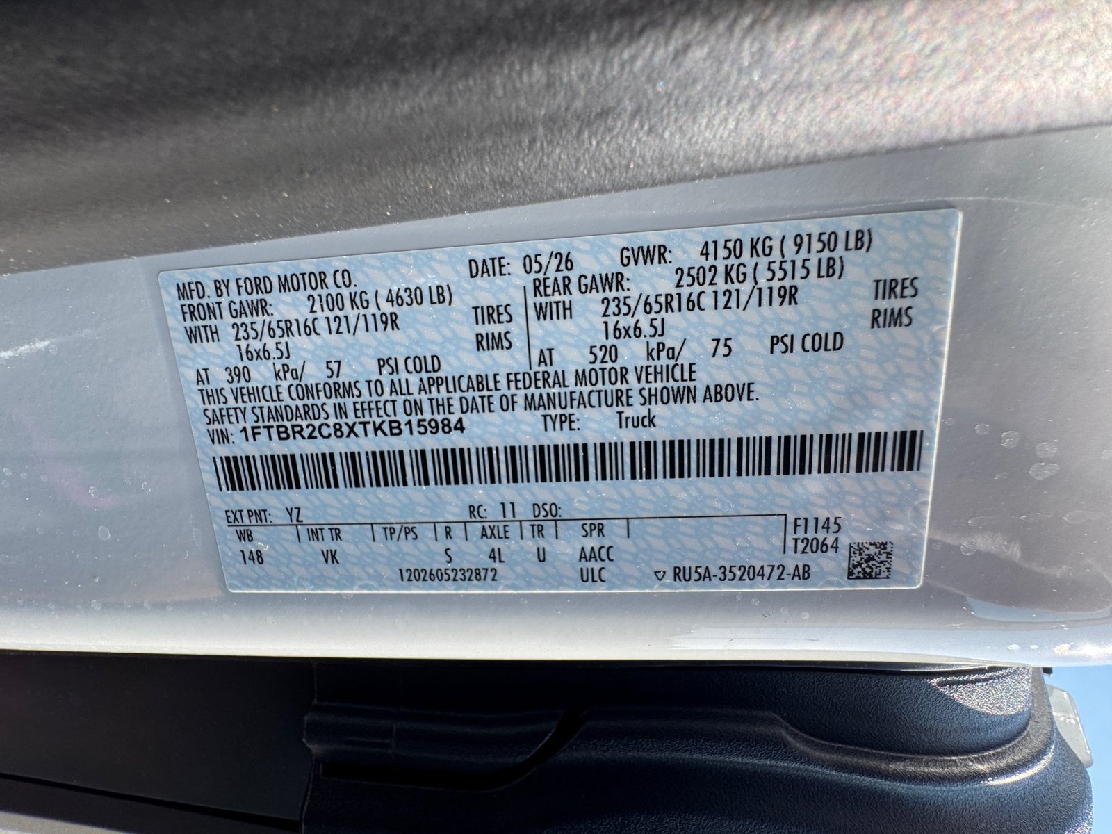 2026 Ford Transit Cargo Van Cargo Van