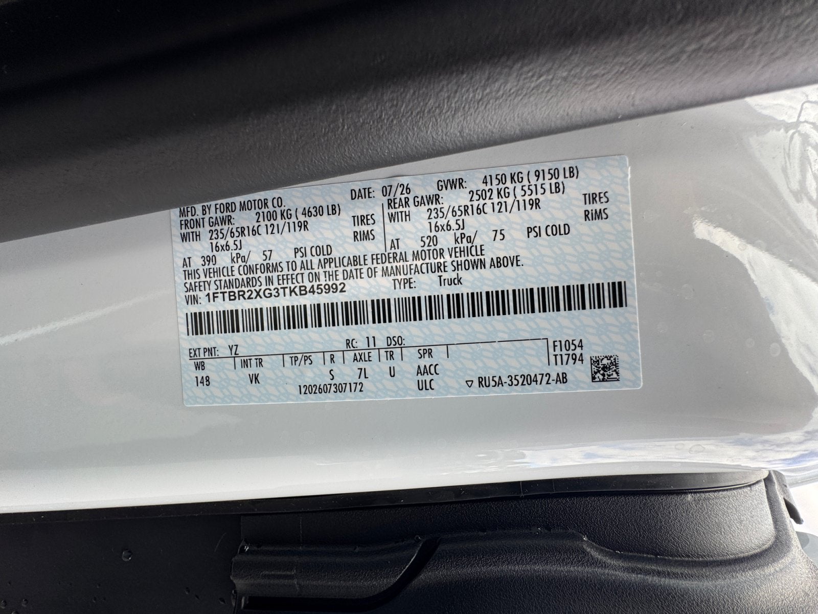 2026 Ford Transit Cargo Van Cargo Van