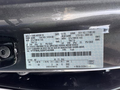 2025 Ford F-150 Tremor