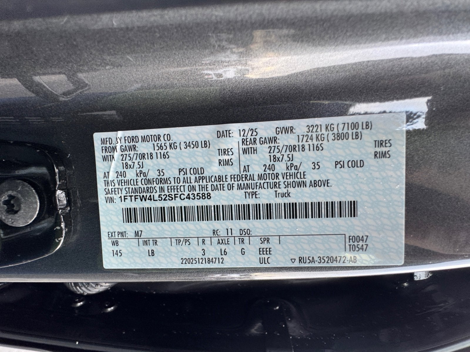 2025 Ford F-150 Tremor