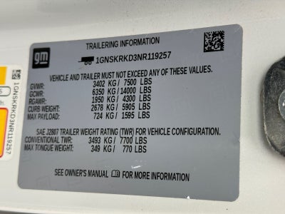 2022 Chevrolet Tahoe RST
