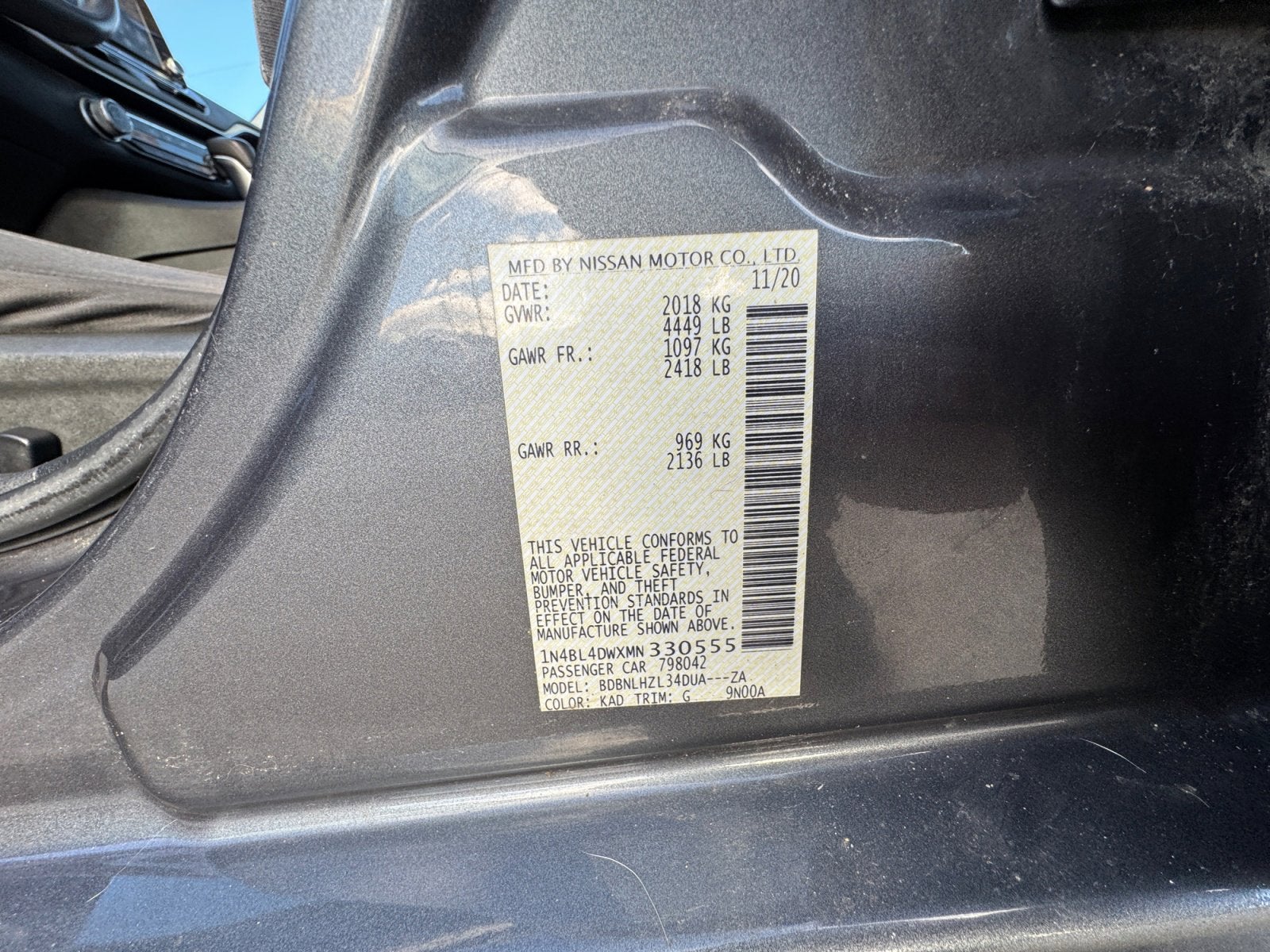 2021 Nissan Altima 2.5 SV