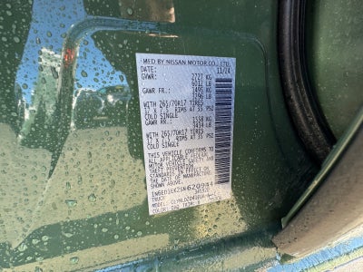 2025 Nissan Frontier PRO-4X