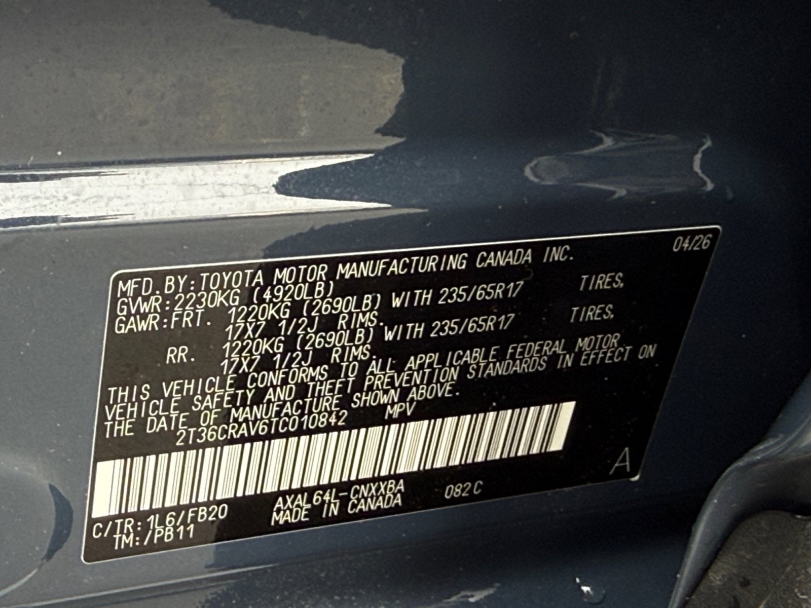 2026 Toyota RAV4 LE