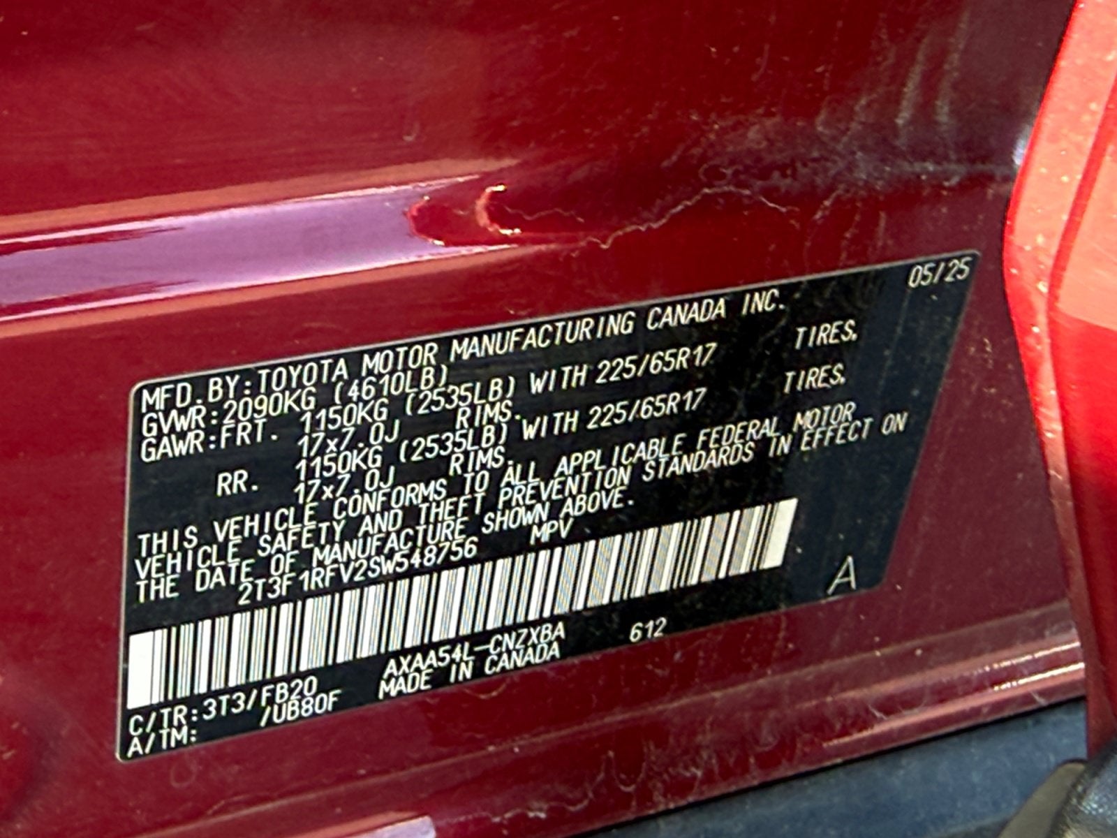 2025 Toyota RAV4 LE