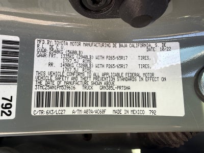 2023 Toyota Tacoma 4WD TRD Sport