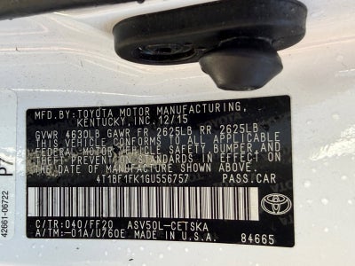 2016 Toyota Camry SE