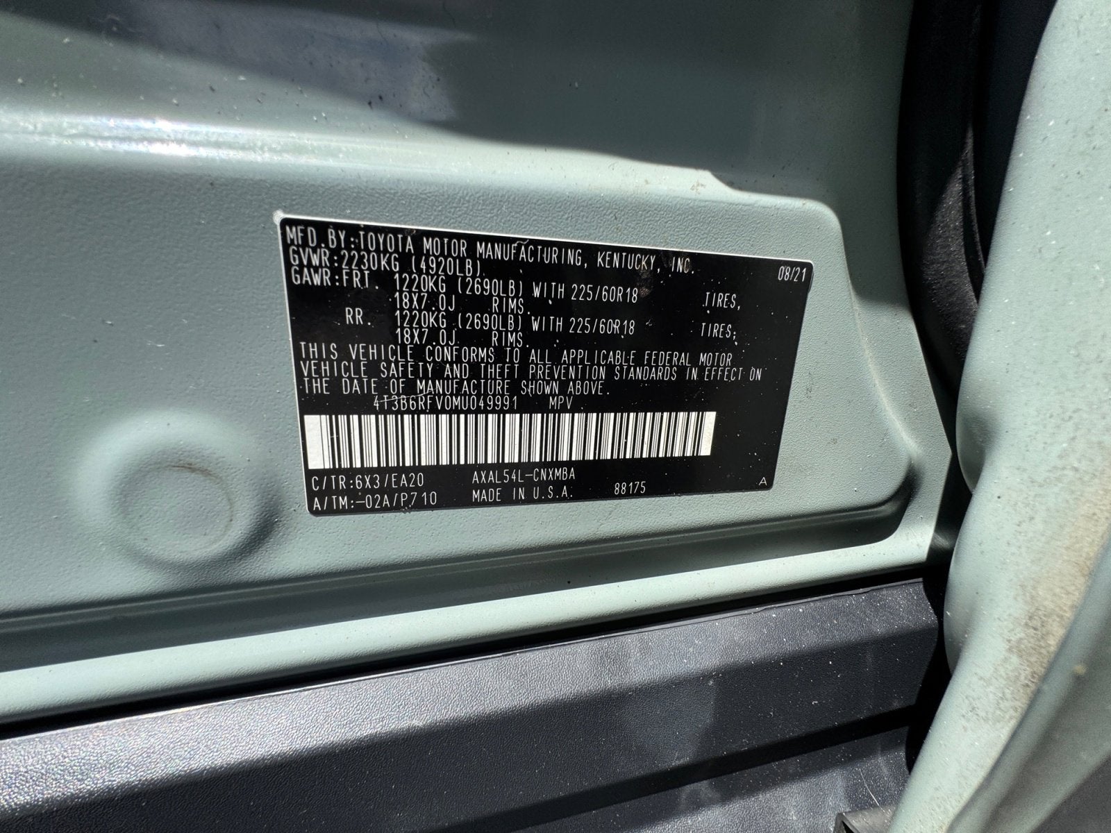 2021 Toyota RAV4 Hybrid XLE Premium