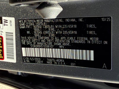 2026 Toyota Highlander XLE