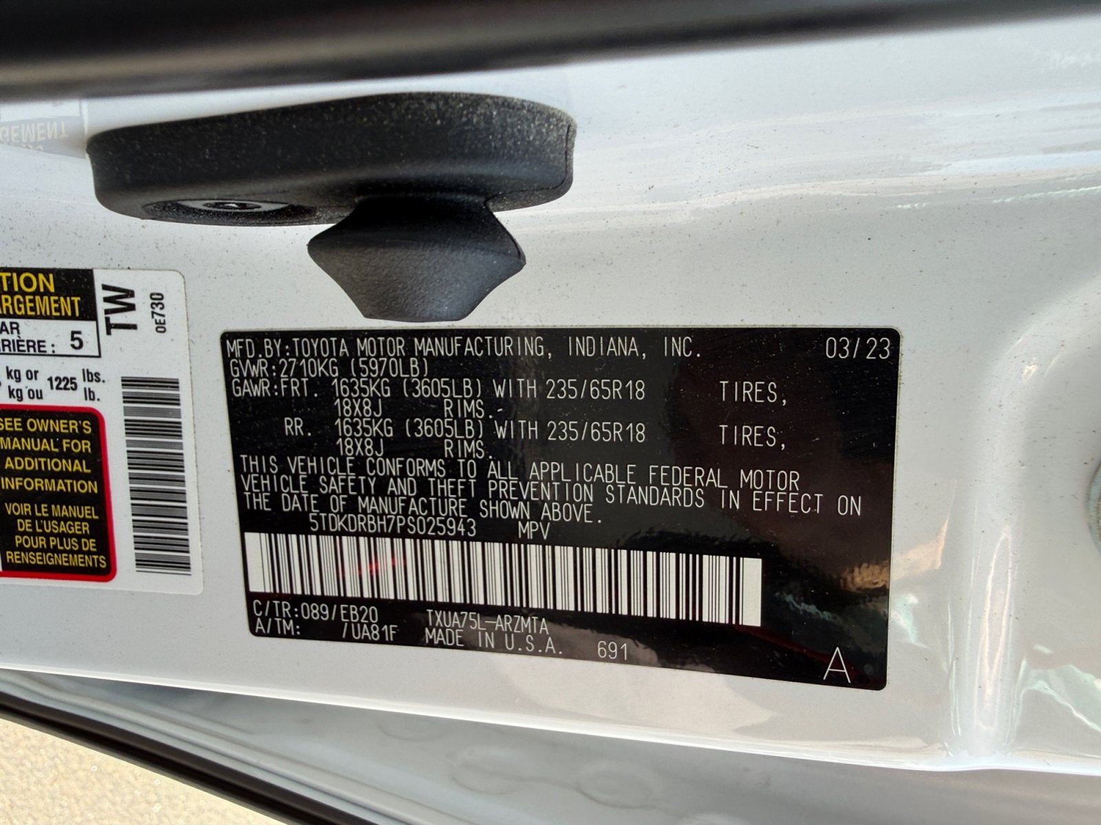 2023 Toyota Highlander XLE