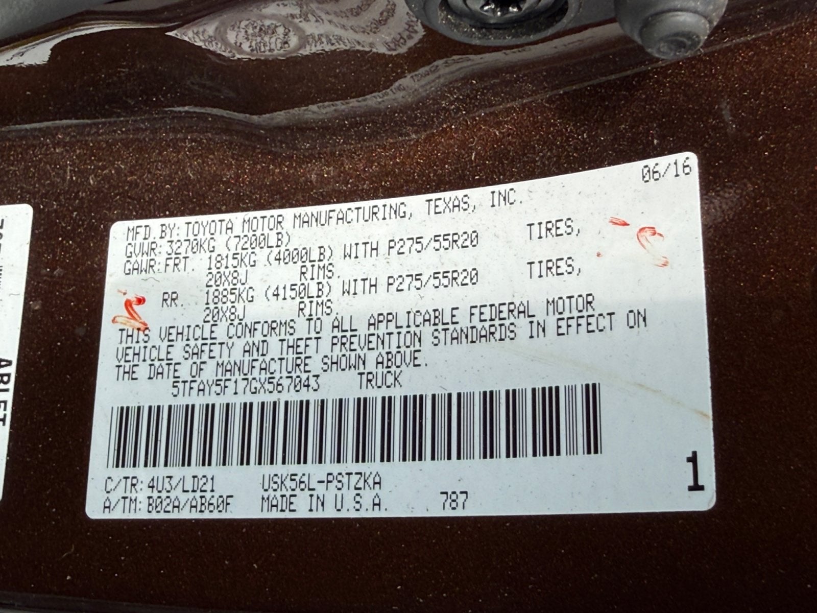 2016 Toyota Tundra 4WD Truck 1794