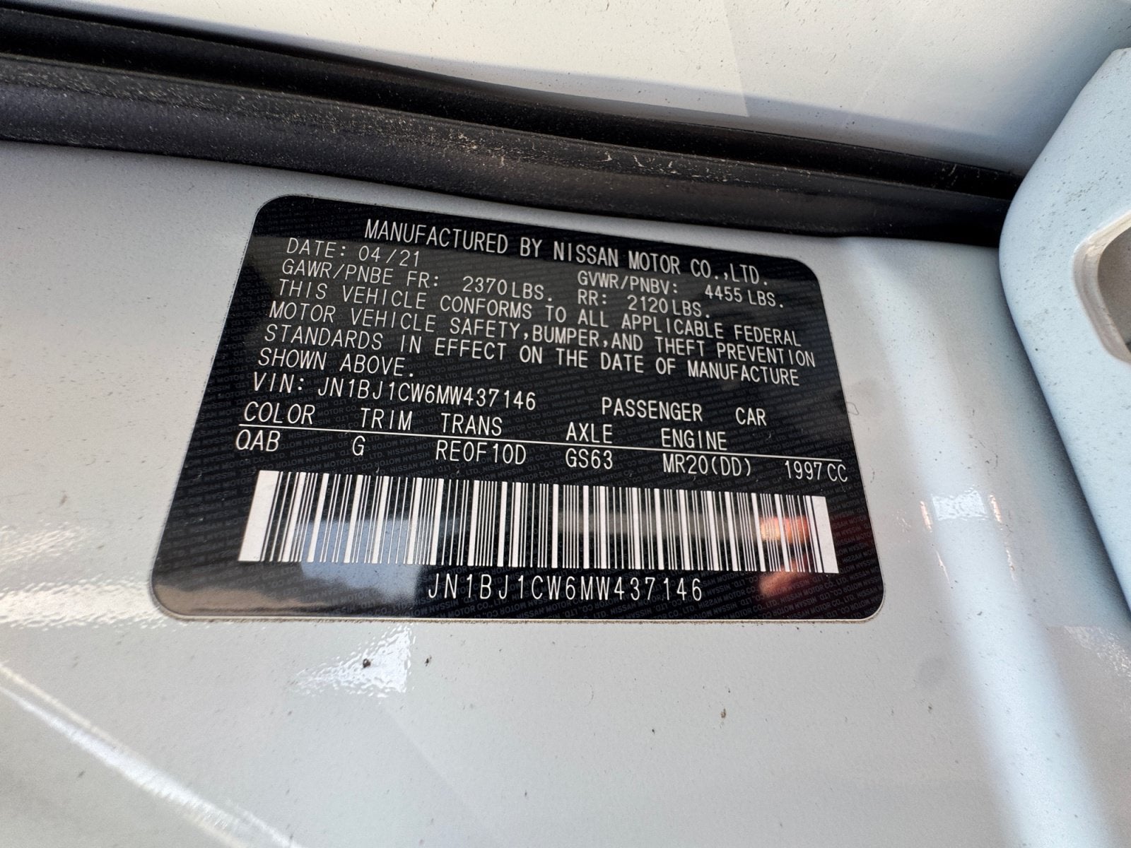 2021 Nissan Rogue Sport SL