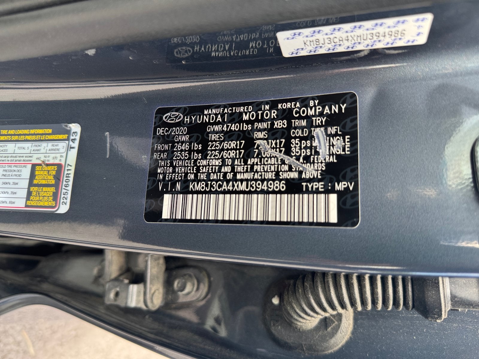 2021 Hyundai Tucson Value
