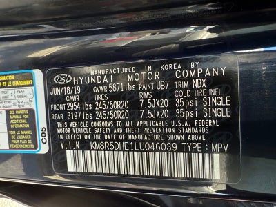 2020 Hyundai Palisade Limited