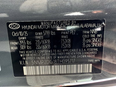 2026 Hyundai Santa Fe Hybrid SEL