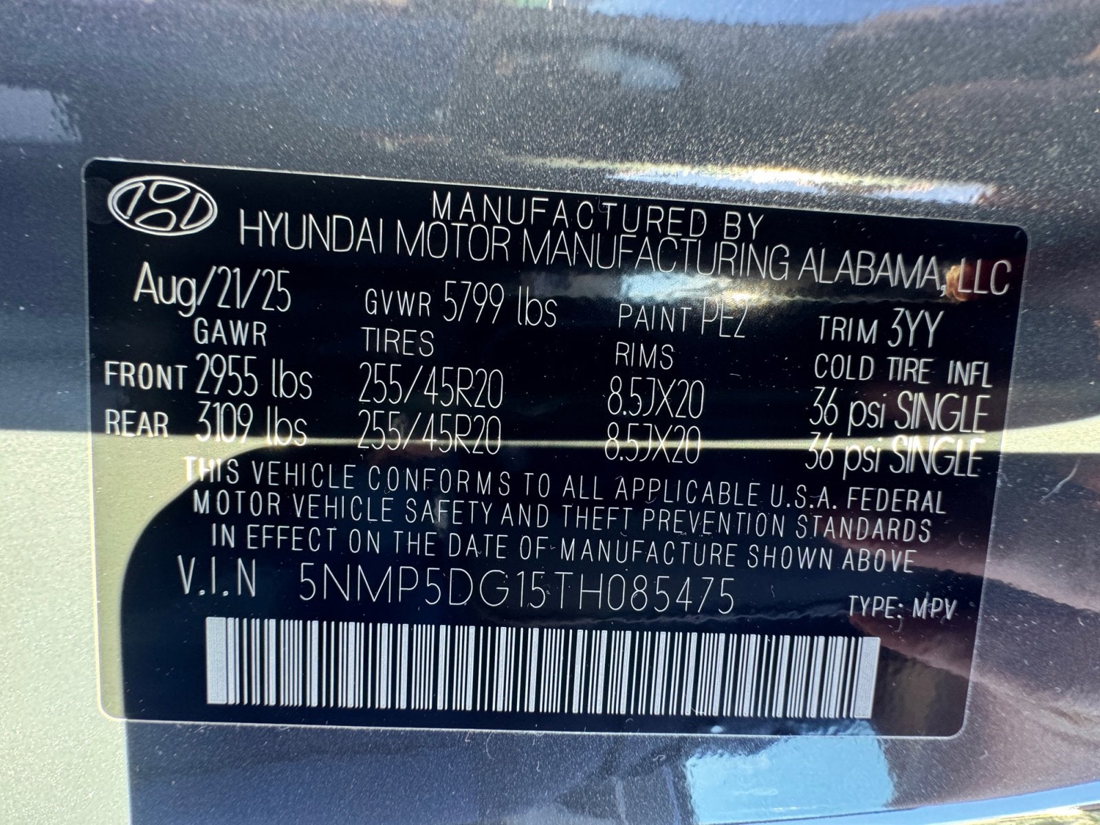 2026 Hyundai Santa Fe Hybrid Calligraphy