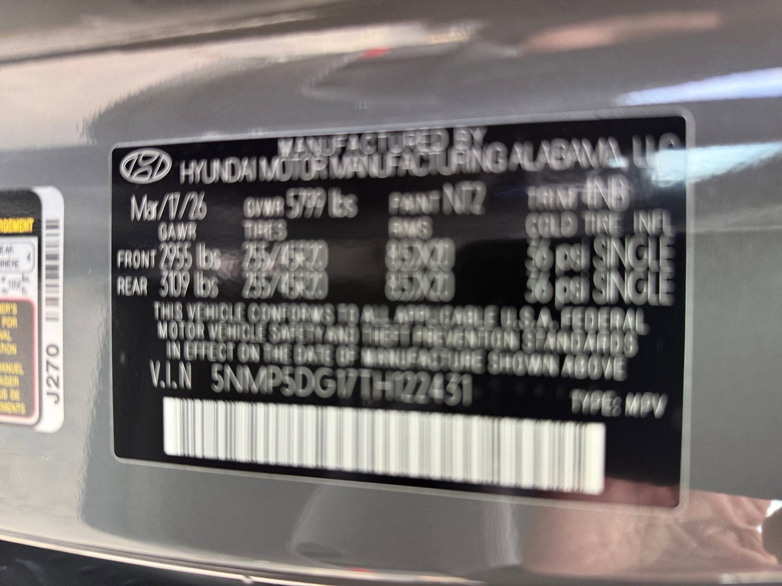 2026 Hyundai Santa Fe Hybrid Calligraphy