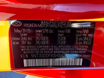 2025 Hyundai Santa Cruz XRT