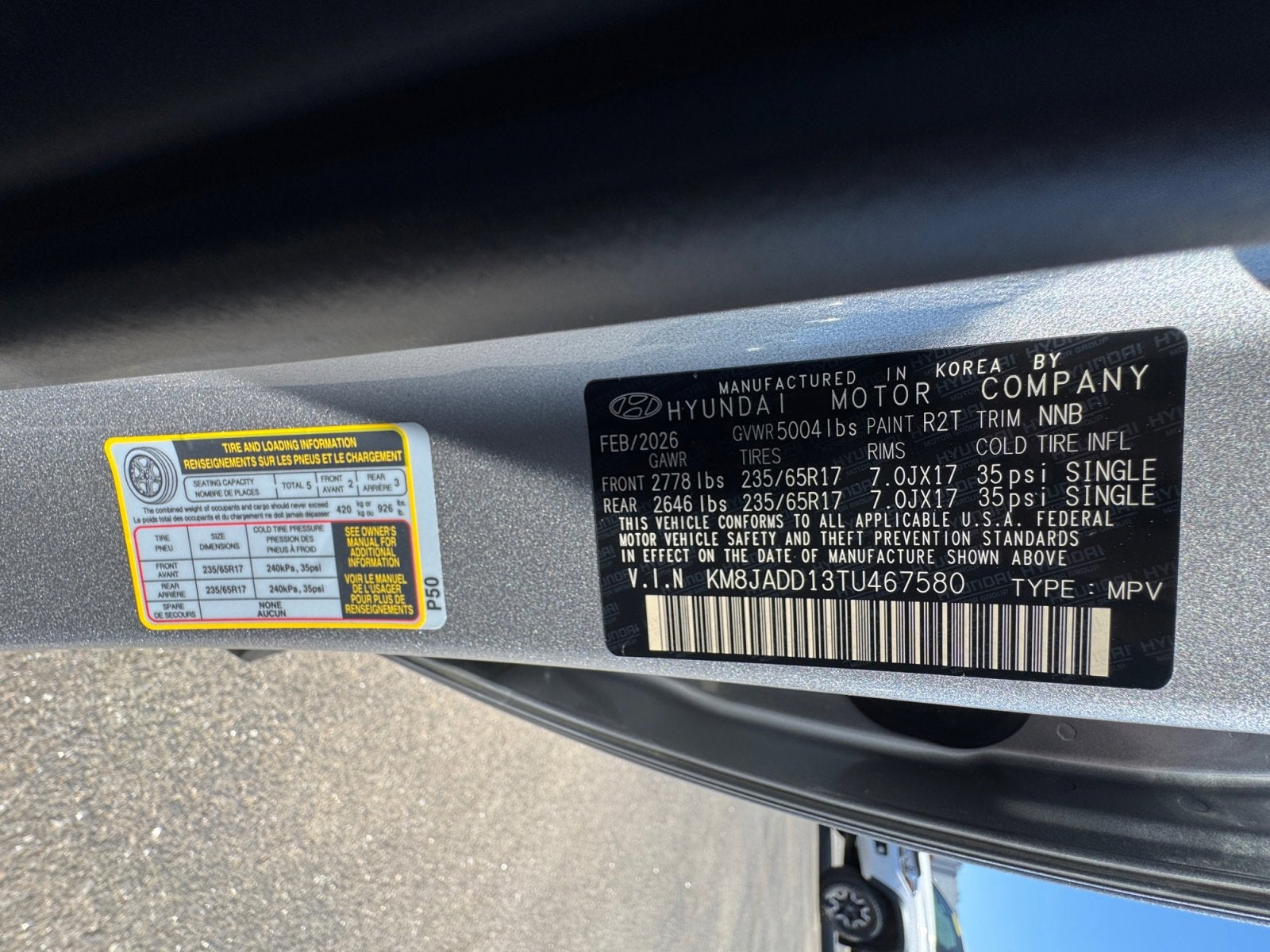 2026 Hyundai Tucson Hybrid Blue