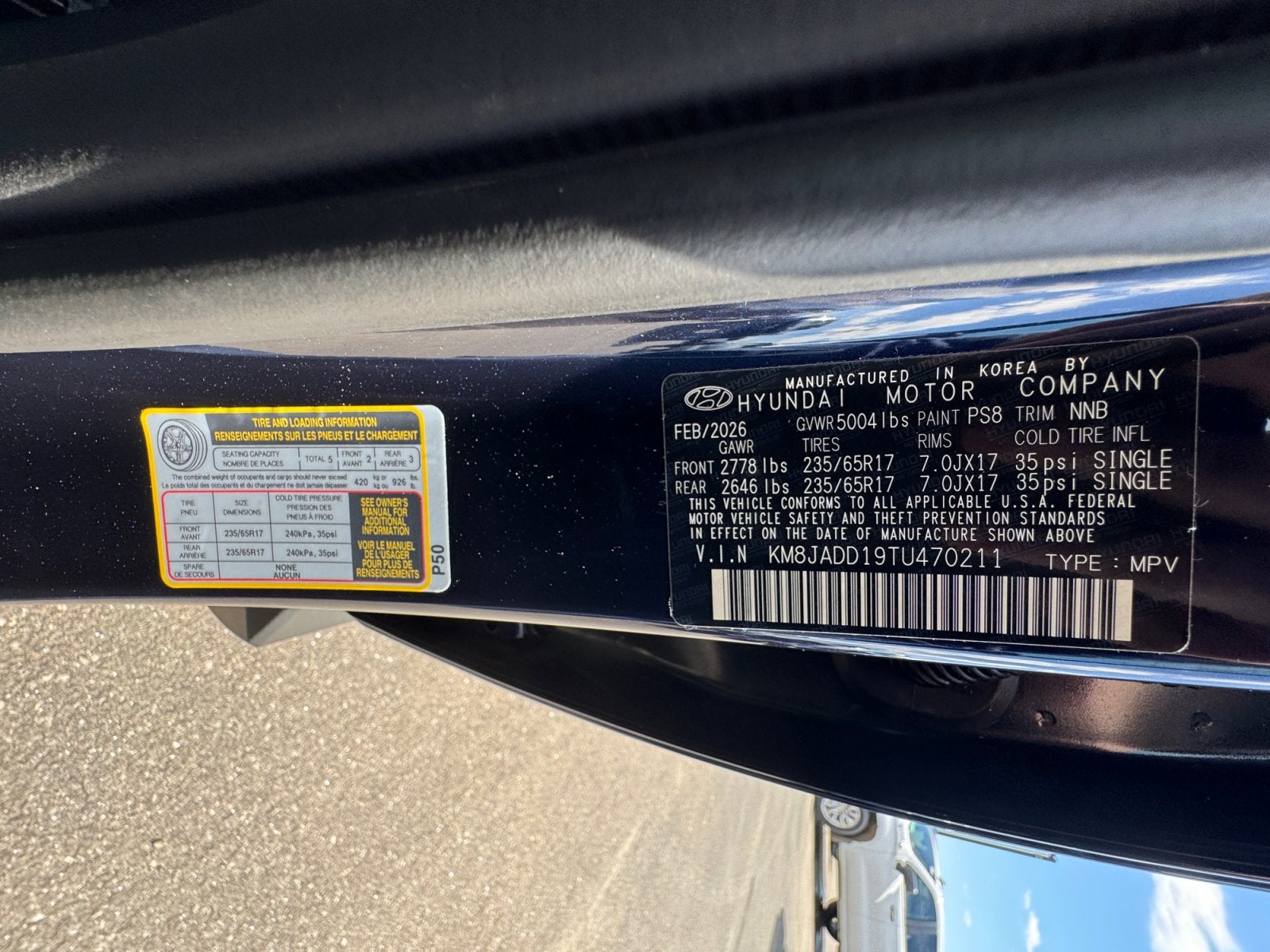 2026 Hyundai Tucson Hybrid Blue