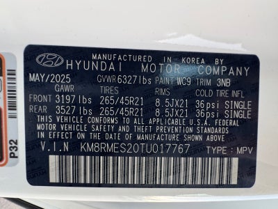 2026 Hyundai Palisade Calligraphy AWD