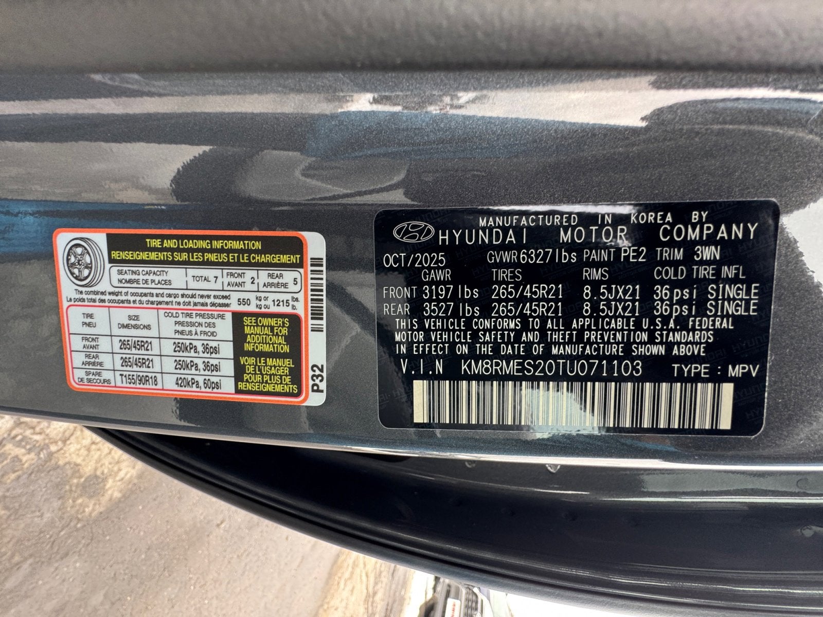 2026 Hyundai Palisade Calligraphy AWD