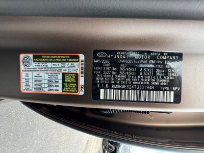 2026 Hyundai Palisade Calligraphy AWD