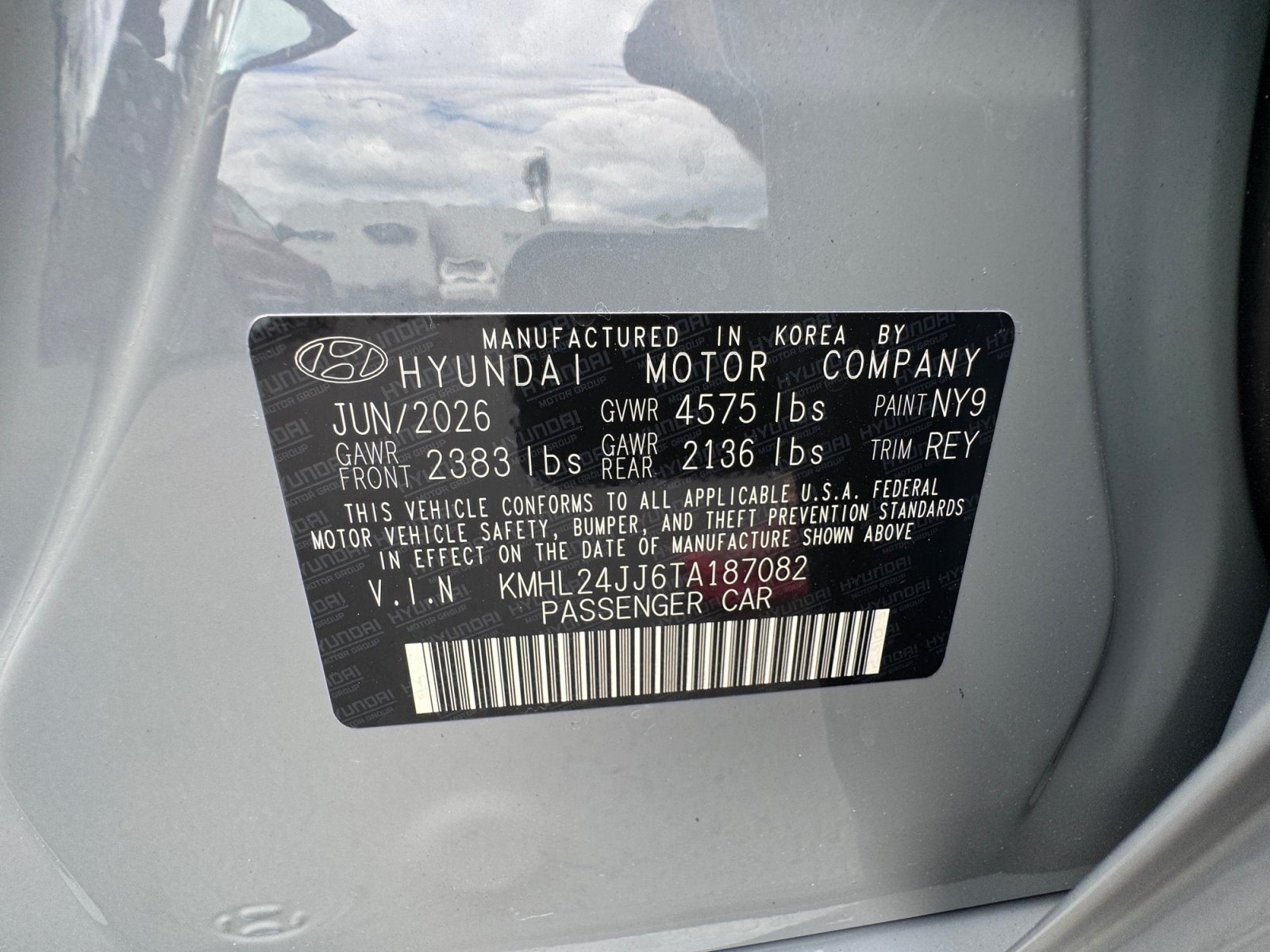 2026 Hyundai Sonata Hybrid Blue